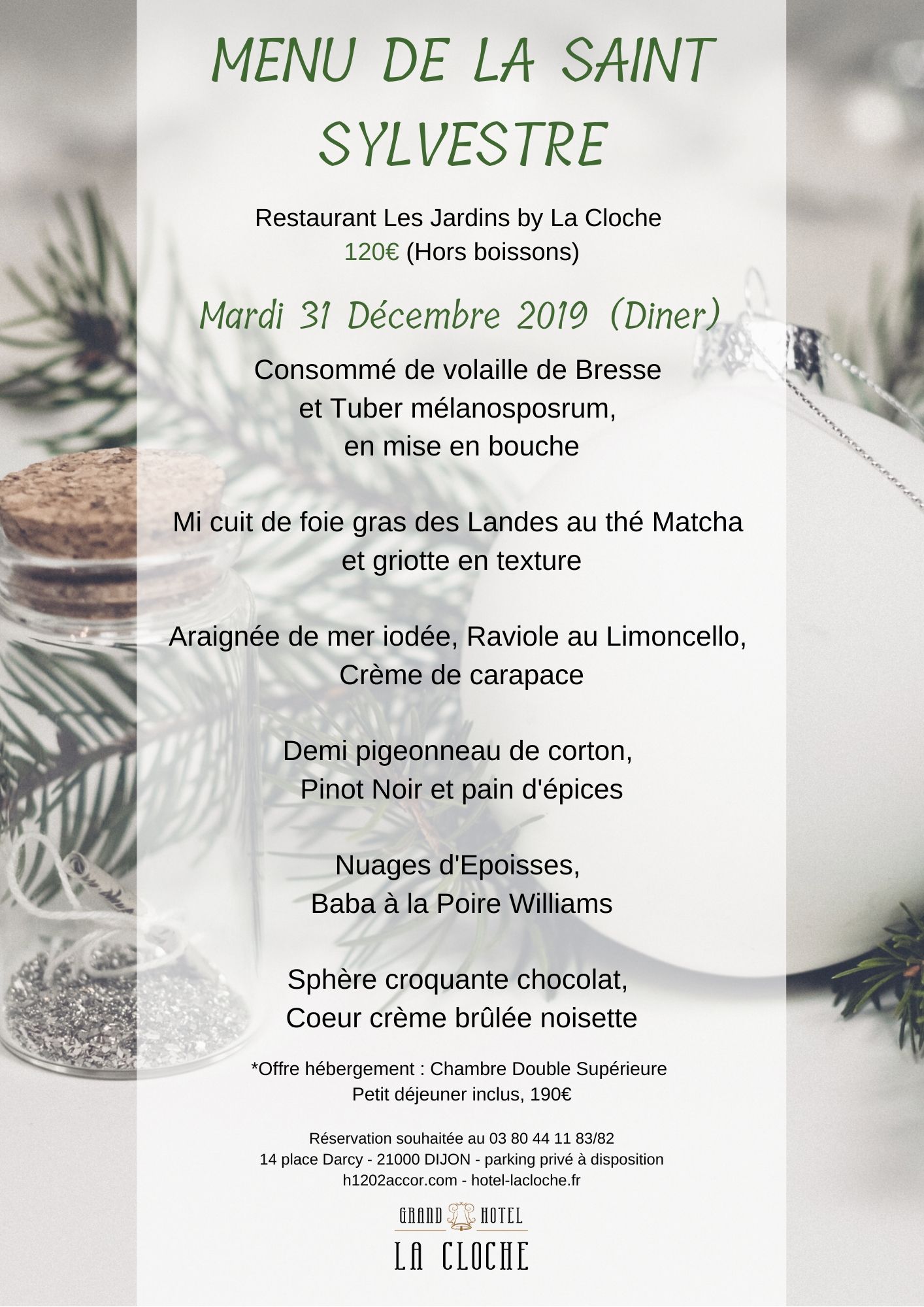 Restaurant Pour La Saint Sylvestre - kinsurround